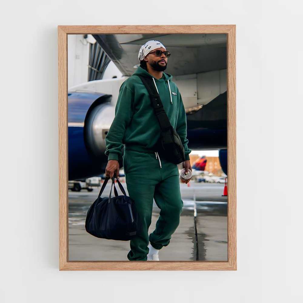 Poster Patty en Vert – affiche Basketball (vue 4)